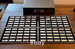 The Official Air and Space Ingot Collection 100 Silver Bars/Ingots 93 Troy Oz