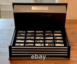 The Official Air and Space Ingot Collection 100 Silver Bars/Ingots 93 Troy Oz