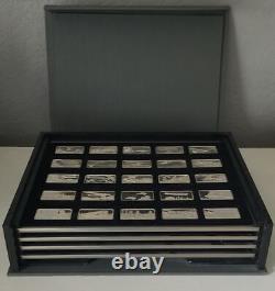 The Official Air and Space Ingot Collection 100 Sterling Silver Bars VERY RARE