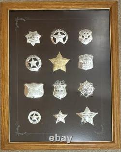 The Official Badges Of The Great Western Lawmen/ Franklin Mint/Sterling Silver