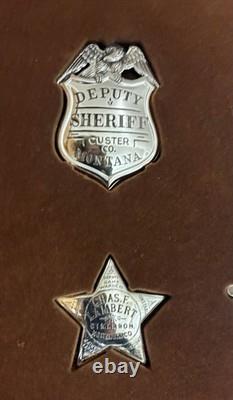 The Official Badges Of The Great Western Lawmen/ Franklin Mint/Sterling Silver
