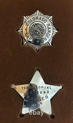 The Official Badges Of The Great Western Lawmen/ Franklin Mint/Sterling Silver