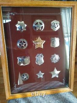 The Official Badges of the Great Western Lawmen, Franklin Mint, Sterling Silver