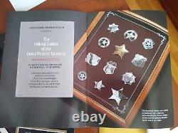 The Official Badges of the Great Western Lawmen, Franklin Mint, Sterling Silver