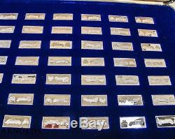 The Official Classic Cars Silver Miniature Collection By Franklin Mint 1980