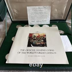 The Official Gaming Coins Of The Worlds Great Casino withBox and COA