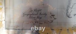 The Royal Geographical Society Silver Map 1976 LIMITED EDITION The Franklin Mint