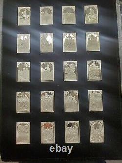 The Silver Bible Minted by the Franklin Mint 100 Sterling Silver Tablets