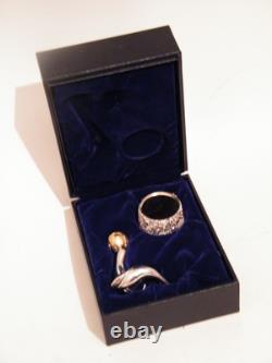 The Silver Circus THE PERFORMING SEAL Franklin Mint Brastoff sculpture sterling