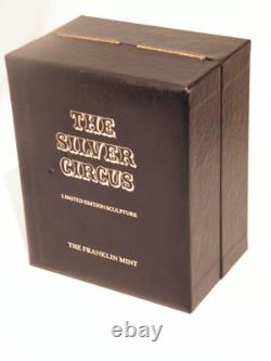 The Silver Circus THE PERFORMING SEAL Franklin Mint Brastoff sculpture sterling