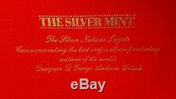 The Silver Mint Nations Ingot Set Of 12.999 Fine Silver 240.0 grams