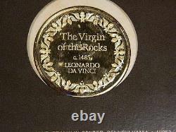 The Virgin Of The Rocks 100 Greatest Masterpieces Franklin mint sterling silver