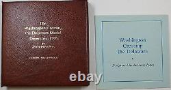 The Washington Crossing the Delaware Sterling Silver Proof Medal, Franklin Mint