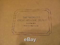 The Worlds Great Historic Seals 50 Sterling Silver Set by Franklin Mint Complete