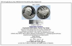 Thomas Fats Waller Commemorative Coin Medal Sterling Silver Interesting 09-11