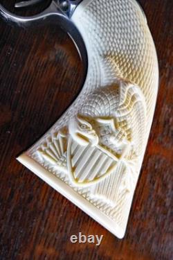 Toy Franklin Mint General George Custer's. 36 Caliber Gold And Silver Revolver