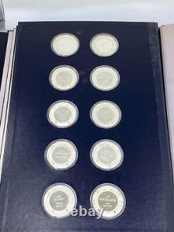 Treasures Of The Louvre Complete First Edition Sterling Silver 50 Proof Set