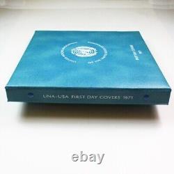 United Nations First Day Covers Complete 1st ed. Medallic & Stamp Album 1971