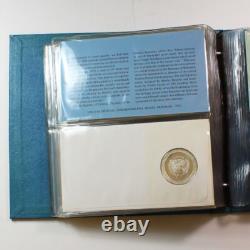United Nations First Day Covers Complete 1st ed. Medallic & Stamp Album 1971