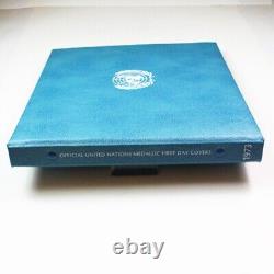 United Nations First Day Covers Complete 1st ed. Medallic & Stamp Album 1973