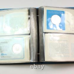 United Nations First Day Covers Complete 1st ed. Medallic & Stamp Album 1973