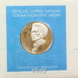 United Nations First Day Covers Complete 1st ed. Medallic & Stamp Album 1973