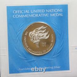 United Nations First Day Covers Complete 1st ed. Medallic & Stamp Album 1973