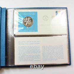 United Nations First Day Covers Complete 1st ed. Medallic & Stamp Album 1975