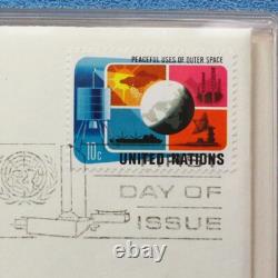 United Nations First Day Covers Complete 1st ed. Medallic & Stamp Album 1975