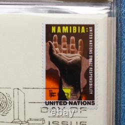 United Nations First Day Covers Complete 1st ed. Medallic & Stamp Album 1975
