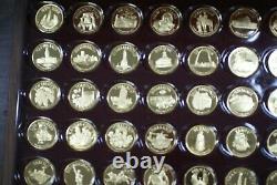 United States Conference of Mayors Franklin Mint Gold Plated Silver Coins