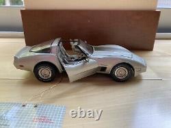 VERY RARE #3191/6759 1982 Corvette Collectors Ed Cpe in Silver, Franklin Mint