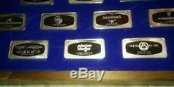 VERY RARE FRANKLIN MINT GREAT MINES. 999 PROOF SILVER BARS WithORIGINAL BOX