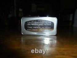 Very Rare Franklin Mint's Great Idaho's. 999 Silver Mines Ingots