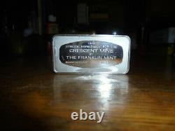 Very Rare Franklin Mint's Great Idaho's. 999 Silver Mines Ingots