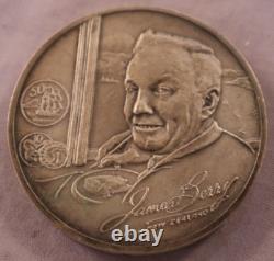 Vintage 1971 Franklin Mint James Berry Sterling Silver Medal