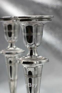 Vintage 1978 Franklin Mint Dumbarton House Silver-plated Candlesticks