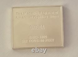 Vintage 1979 MRoAFS 1809 Oneida Brig- Franklin Mint 27g Silver (. 925) Medallion