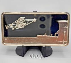 Vintage 1oz Sterling Silver Air & Space 1st Flight from a Naval Vessel 925 proof