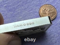 Vintage 66 grams. 925 Sterling Silver Franklin Mint Bar 1973 Fathers Day #AB62