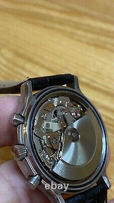 Vintage Franklin Mint F-16 Flyer Watch Valjoux 7750 Swiss Auto Chronograph