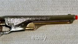 Vintage Franklin Mint General George Custer's. 36 Caliber Gold & Silver Revolver
