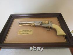 Vintage Franklin Mint General George Custers Revolver Caliber. 36 Single Action