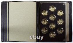 Vintage Franklin Mint Medallic History of Mankind Vol. 1 Silver Medal Proof Set