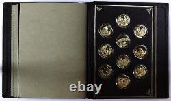 Vintage Franklin Mint Medallic History of Mankind Vol. 1 Silver Medal Proof Set