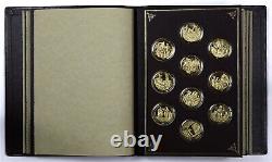 Vintage Franklin Mint Medallic History of Mankind Vol. 1 Silver Medal Proof Set