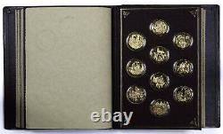 Vintage Franklin Mint Medallic History of Mankind Vol. 1 Silver Medal Proof Set