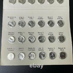 Vintage Franklin Mint Presidential Mini Coins Set First Edition Sterling Silver