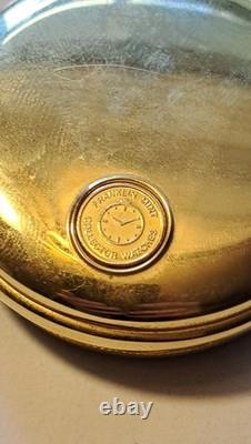 Vintage Franklin Mint Silver Morgan PocketWatch Limited Edition 1921 Coin RARE