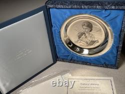 Vintage Franklin Mint Sterling Silver Mother's Day Plate 1974 6oz Irene Spencer